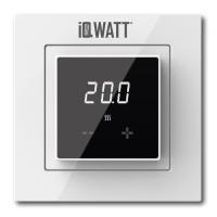 Терморегулятор IQWATT IQ Thermostat D (белый/черный)