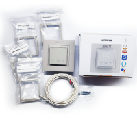 Терморегулятор IQWATT IQ Thermostat D Wi-Fi (серебристый металлик)