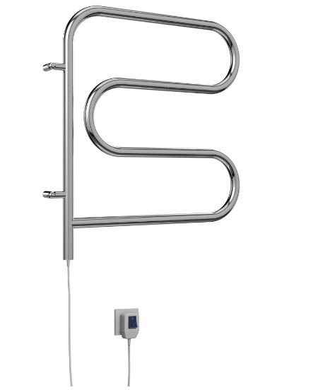 Полотенцесушитель электрический Terminus 25 F-обр 600x600 поворотный