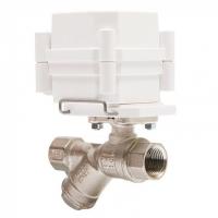 Кран шаровый с электроприводом Gidrolock Ultimate 12В Bugatti 1/2 BS с фильтром