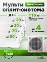 Mульти сплит-система Ballu Free Match BA4OI-FM-36HN8/EU + 3 BSUI-FM-07HN8/EU + BSUI-FM-18HN8/EU