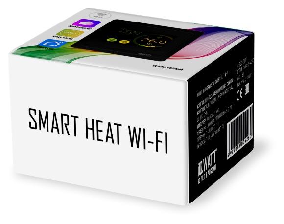 Терморегулятор IQWATT IQ Thermostat Smart Heat Wi-Fi А (черный)