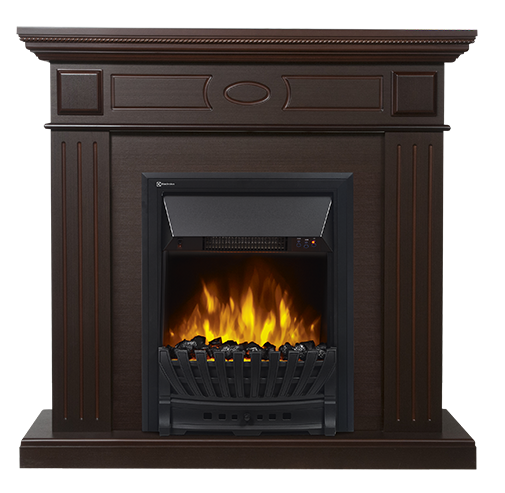 Портал Firelight Bianco Classic темный дуб