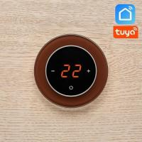 Терморегулятор Aura RONDA WiFi 8017 Brown Dark (темный коричневый)