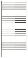 Полотенцесушитель электрический Сунержа Богема 3.0 прямая 1000х500, левый (00-5804-1050)