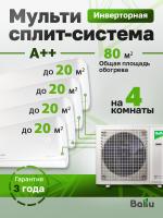 Mульти сплит-система Ballu Free Match BA4OI-FM-36HN8/EU + 4 BSUI-FM-07HN8/EU
