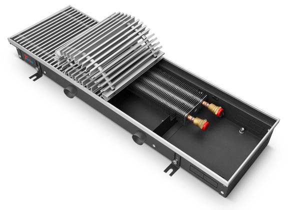 Конвектор внутрипольный Techno Usual KVZ 200-65-1400 (без решетки)