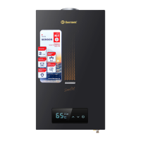 Водонагреватель проточный газовый Thermex Sensor 20 MD (Art Black)