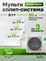 Mульти сплит-система Ballu Free Match BA3OI-FM-27HN8/EU + BSUI-FM-07HN8/EU + BSUI-FM-09HN8/EU + BSUI-FM-12HN8/EU