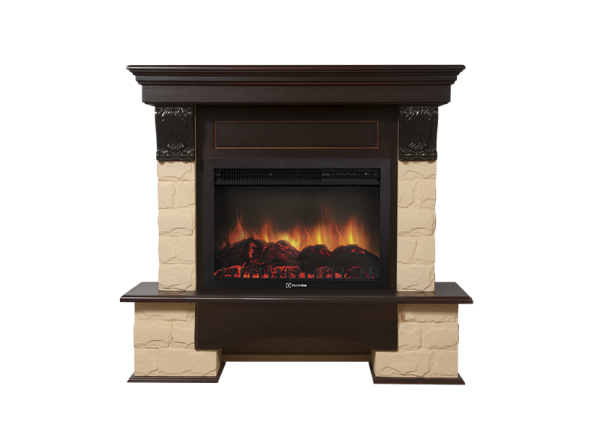 Портал Firelight Forte 25S бежевый/темный дуб