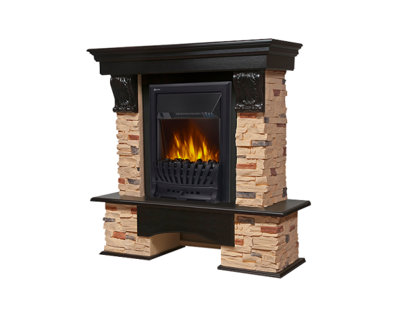 Портал Firelight Pietra Classic сланец натуральный/темный дуб