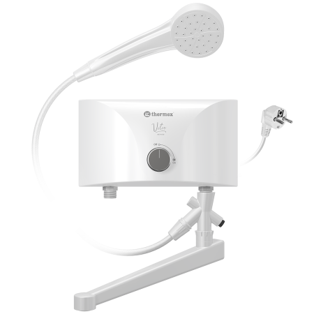 Водонагреватель проточный Thermex Vetro 3500 combi