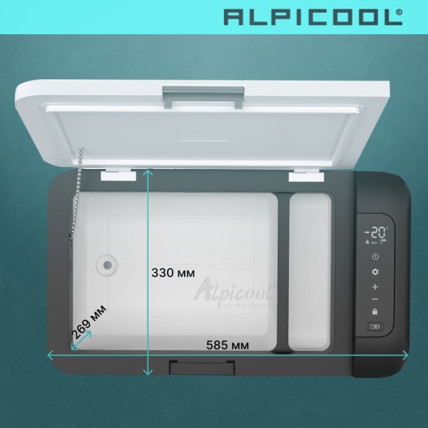 Автохолодильник Alpicool K25 (12/24)