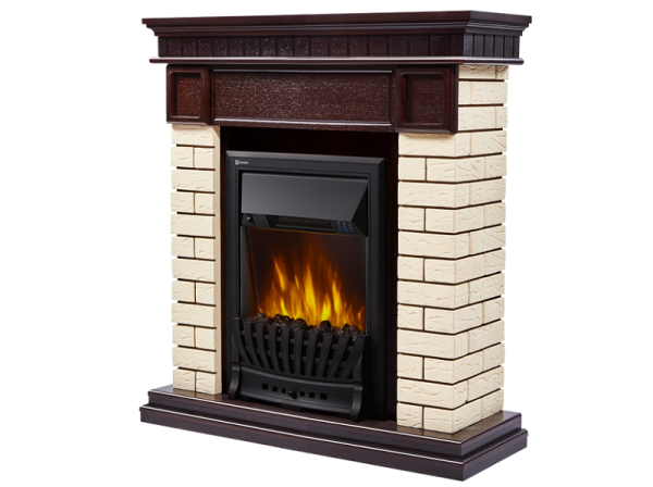 Портал Firelight Bricks Classic кирпич бежевый/темный дуб