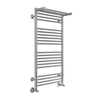 Полотенцесушитель водяной Terminus Аврора П20 500x1000 с полкой