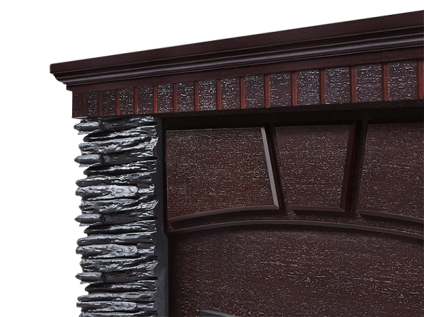 Портал Firelight Porto Classic сланец скалистый черный/венге