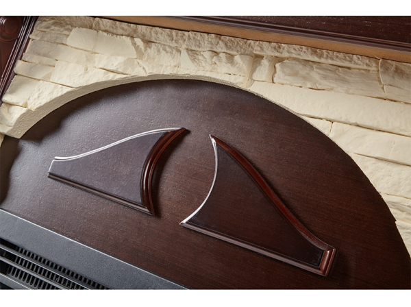 Портал Firelight Torre 30S слоновая кость/темный дуб