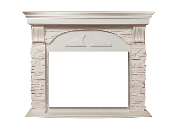 Портал Firelight Torre 30S белый/беленый дуб