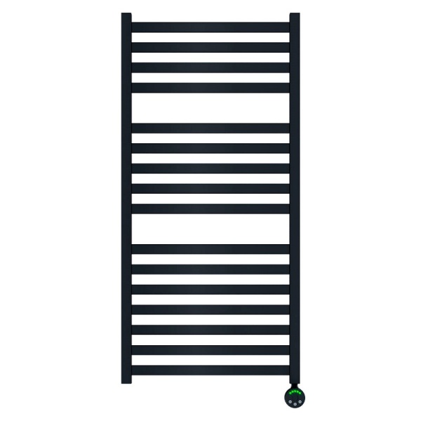 Полотенцесушитель электрический Lemark Bellario П16 500x1100 черный матовый (LM68116EBL)