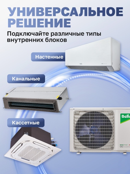 Mульти сплит-система Ballu Free Match BA3OI-FM-21HN8/EU + BSFI-FM-09HN8/EU + BSFI-FM-18HN8/EU