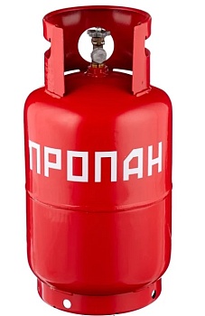 Газовый баллон НГЗА 12л, с ВБ-2