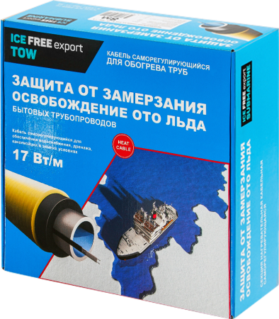 Нагревательная секция Ice Free T-17-012-1,5 (204 Вт) на трубу