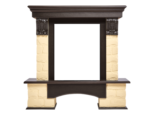 Портал Firelight Forte Classic бежевый/венге