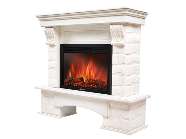 Портал Firelight Forte 25S белый/беленый дуб