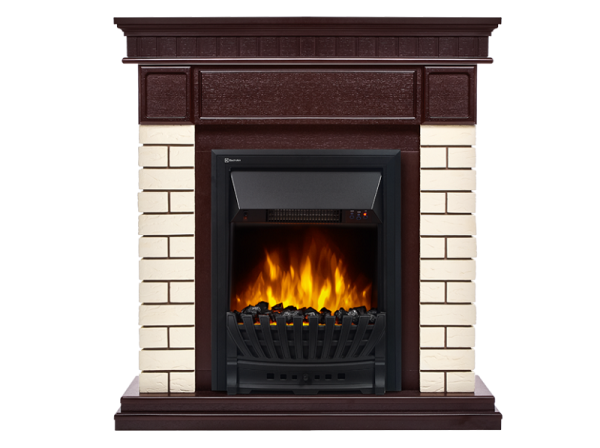 Портал Firelight Bricks Classic кирпич бежевый/темный дуб