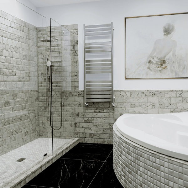 Полотенцесушитель водяной Terminus Латте П16 500x1400