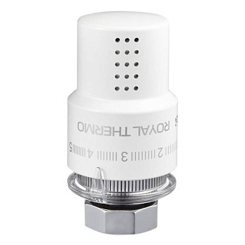 Термоголовка жидкостная Royal Thermo Desing М30х1,5 RTO 07.0009, белый