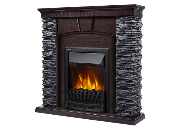 Портал Firelight Porto Classic сланец скалистый черный/венге