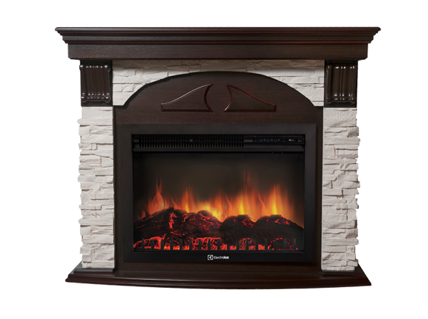 Портал Firelight Torre 25S белый/темный дуб