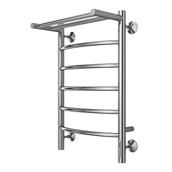 Полотенцесушитель электрический Terminus Классик П6 400x650 с полкой