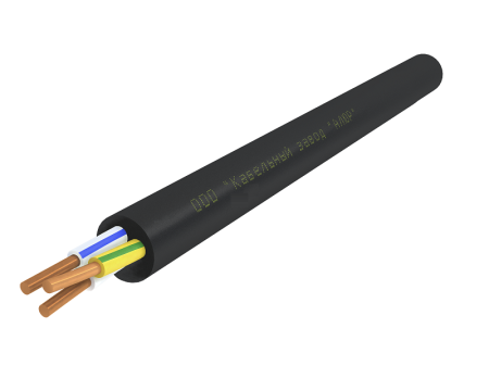 Кабель силовой ВВГнг(А)-LS 3x6-0.660 (N.PE) однопроволочный круглый (Алюр)