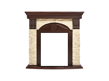 Портал Firelight Torre Classic слоновая кость/темный дуб