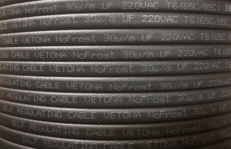 Cаморегулирующийся нагревательный кабель VETONA NoFrost 30-2CR UF