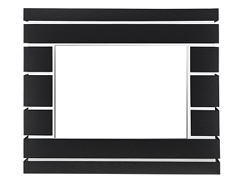 Портал Firelight Moderno 25 черный дуб