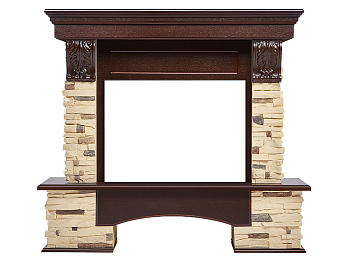 Портал Firelight Pietra 25 сланец натуральный/темный дуб