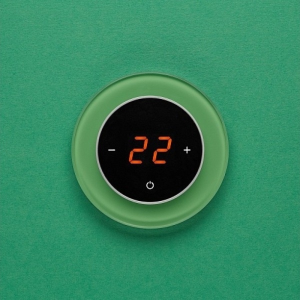 Терморегулятор Aura RONDA WiFi 1164 Green Luminous (светящийся зеленый)