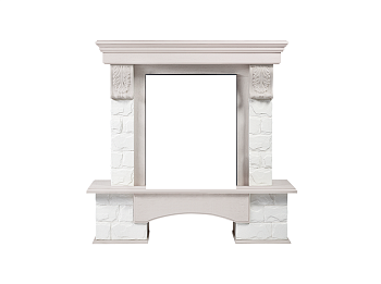 Портал Firelight Forte Classic белый/беленый дуб