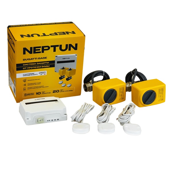 Система защиты от протечек воды Neptun Bugatti Base 3/4