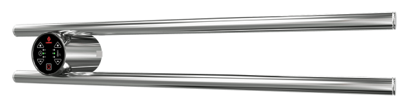 Полотенцесушитель электрический Terminus Полка П2 КРУГ 500x90