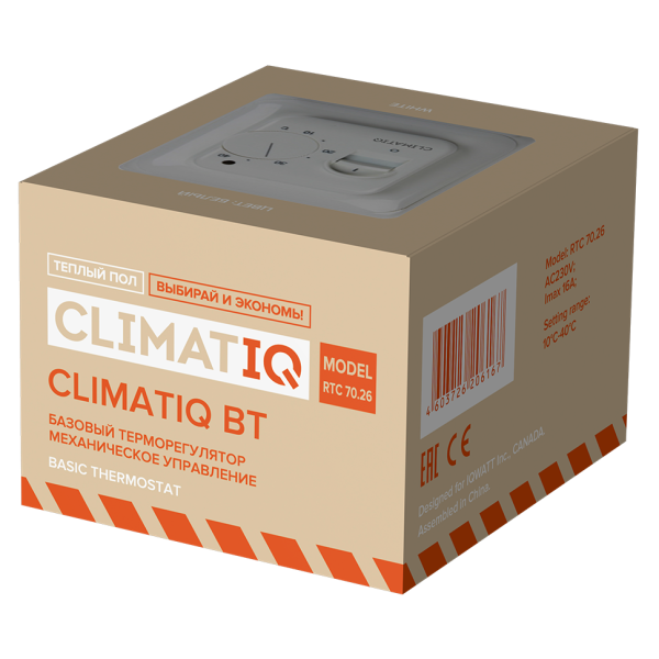 Терморегулятор CLIMATIQ BT (белый)