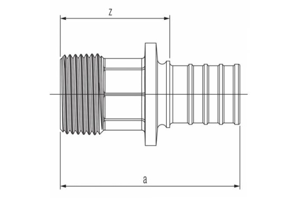 Переходник с наружной резьбой Rehau RAUTITAN RX 16-R 3/4 (13660501001)