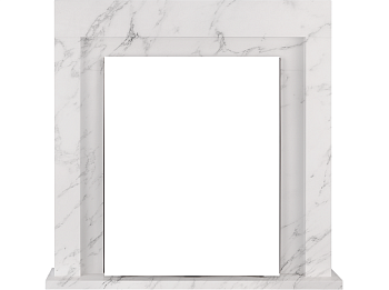 Портал Firelight Simple Classic белый мрамор