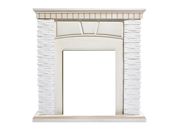 Портал Firelight Porto Classic сланец скалистый белый/беленый дуб