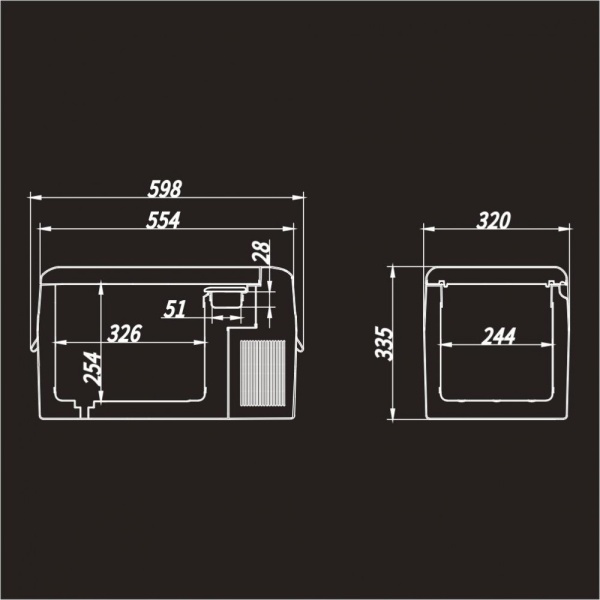 Автохолодильник Meyvel AF-E22