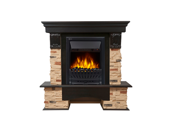 Портал Firelight Pietra Classic сланец натуральный/темный дуб