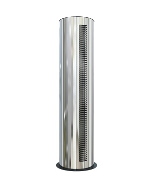 Тепловая завеса водяная Тепломаш Колонна Прямоточная 600 W КЭВ-90П6144 W нерж.